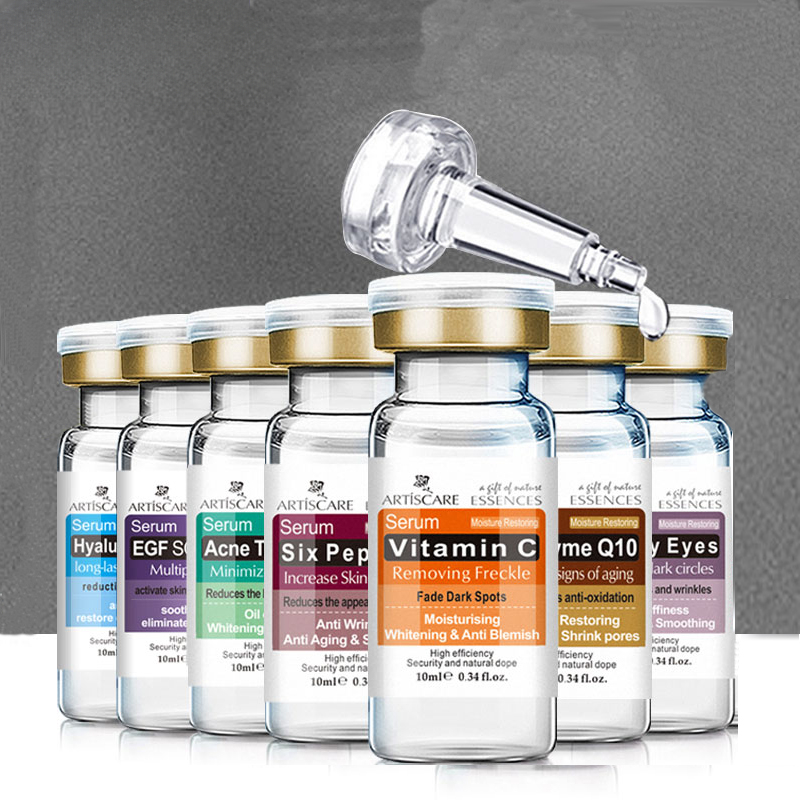 Luxury Skincare Set - 7 Stück Serum für Gesichtsaufhellung, Anti-Falten,