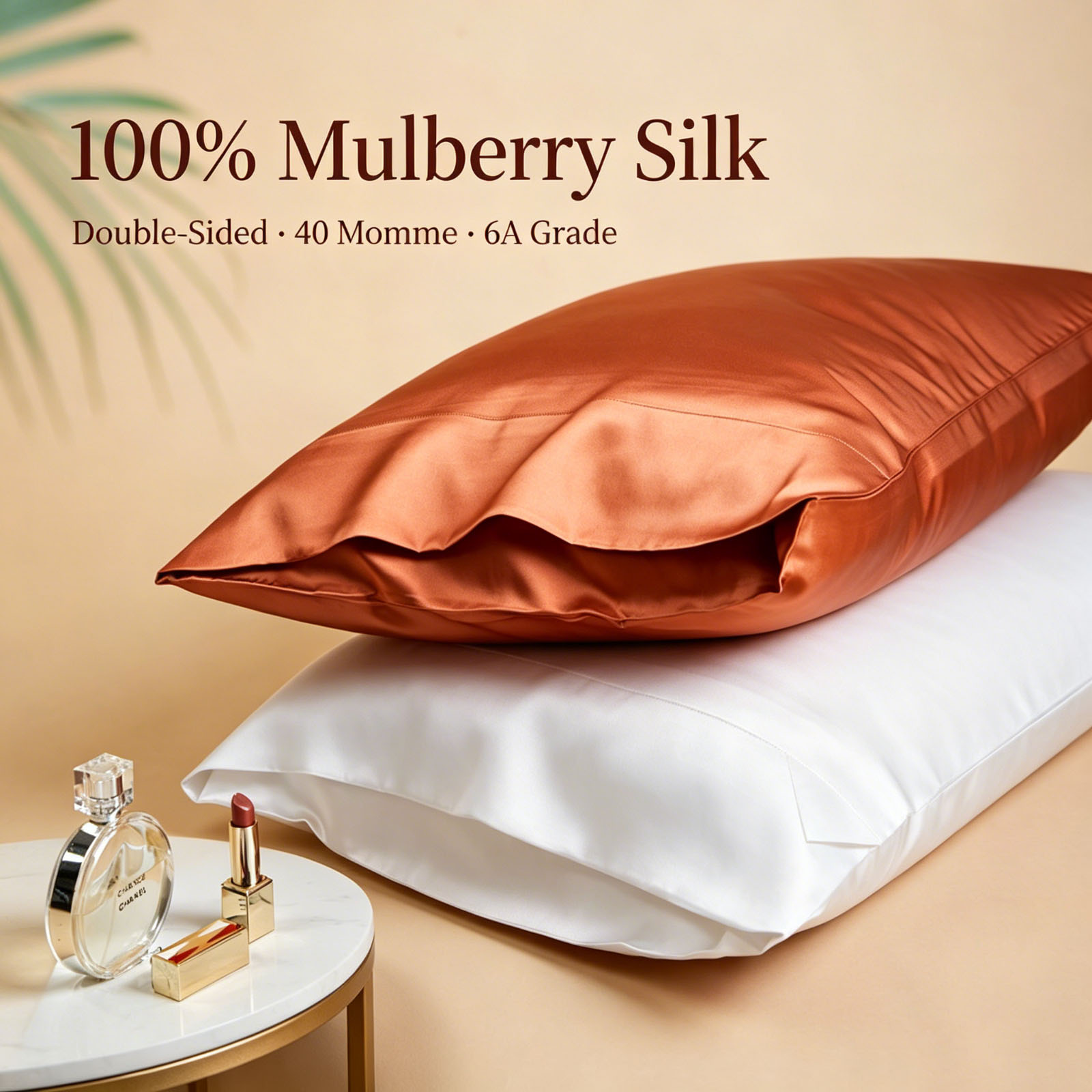 Luxury Queen Skincare - 100% Maulbeerseide Kissenbezug 40 Momme 6A