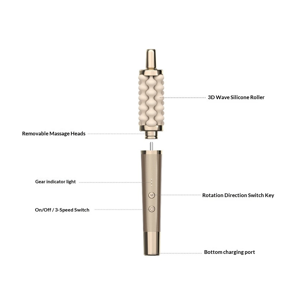 Luxury Skincare Devices - Hautpflege-Stick für Zuhause, Gesichts- und Nackenmassagegerät,
