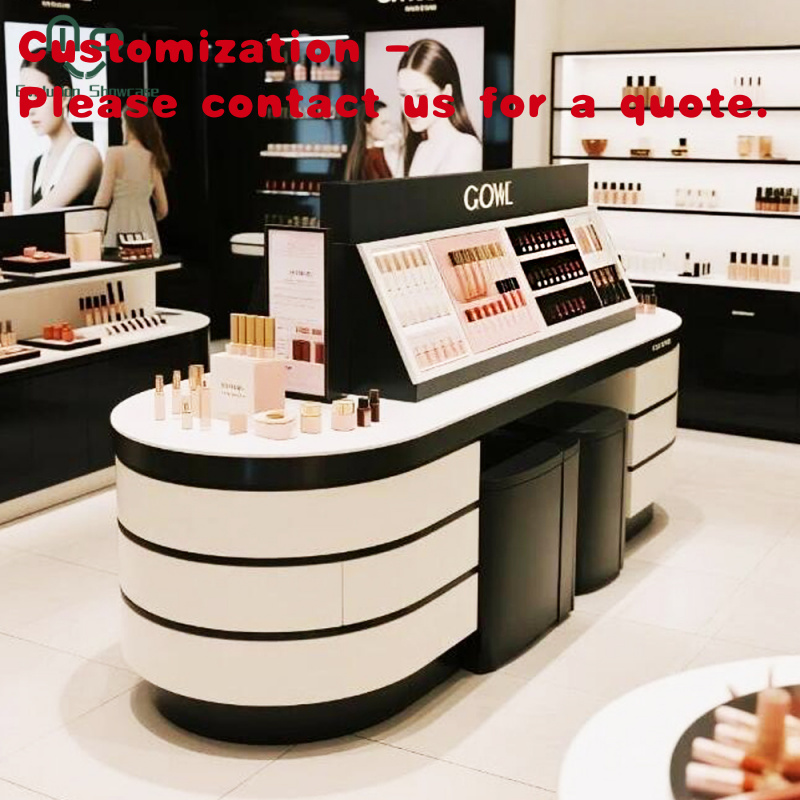 Luxury Skincare Design - Custom.Modernes, luxuriöses 3D-Design, Kosmetikgeschäft, Möbel, Make-up-Vitrine,