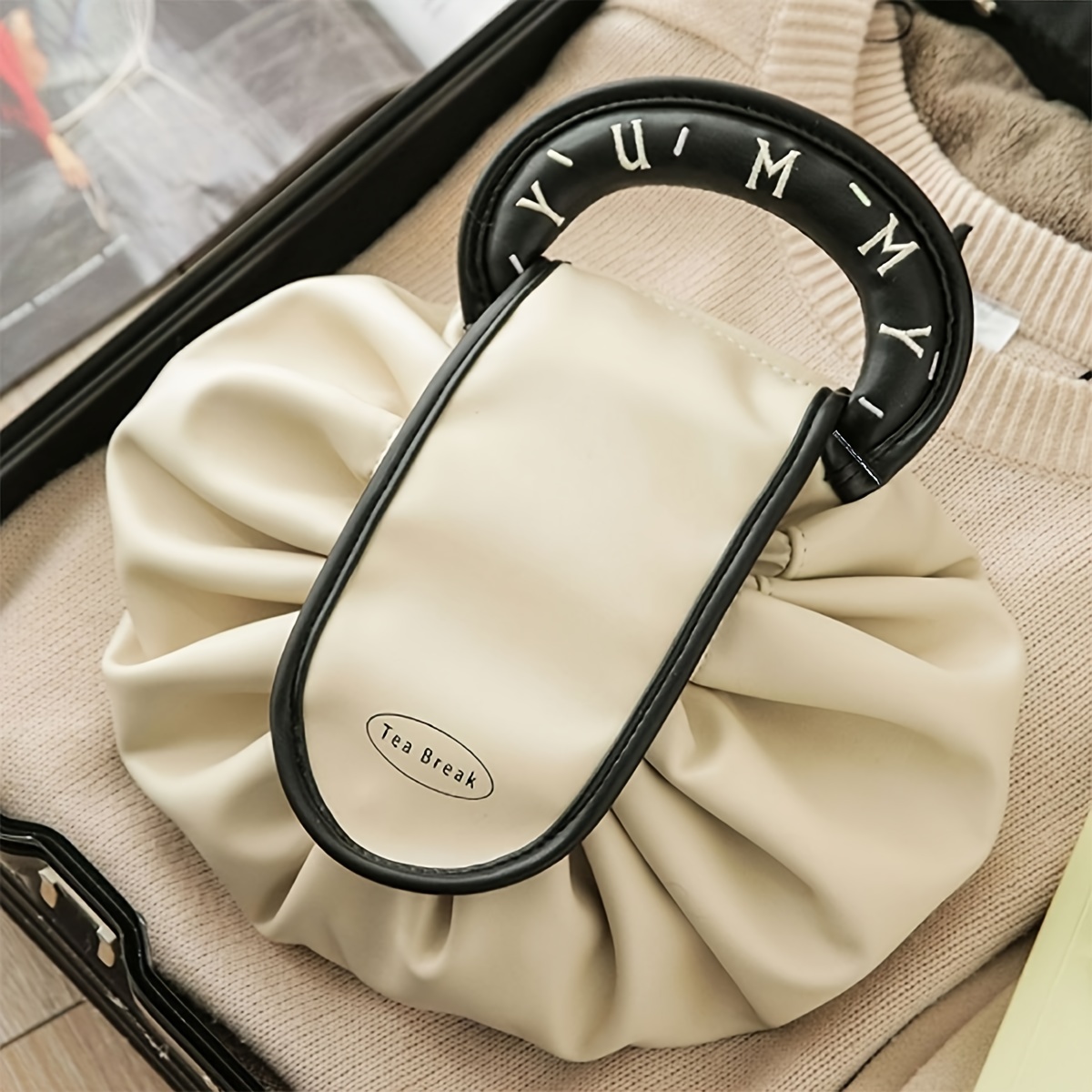 Luxury Skincare Set - Hochwertige Kosmetiktasche, Toilettentasche, Große Wasserdichte Tragbare