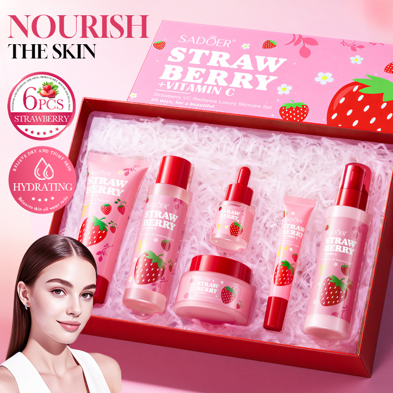 Strawberry VC Aufhellendes Lux – Luxury Skincare Set Bewertung und Preis