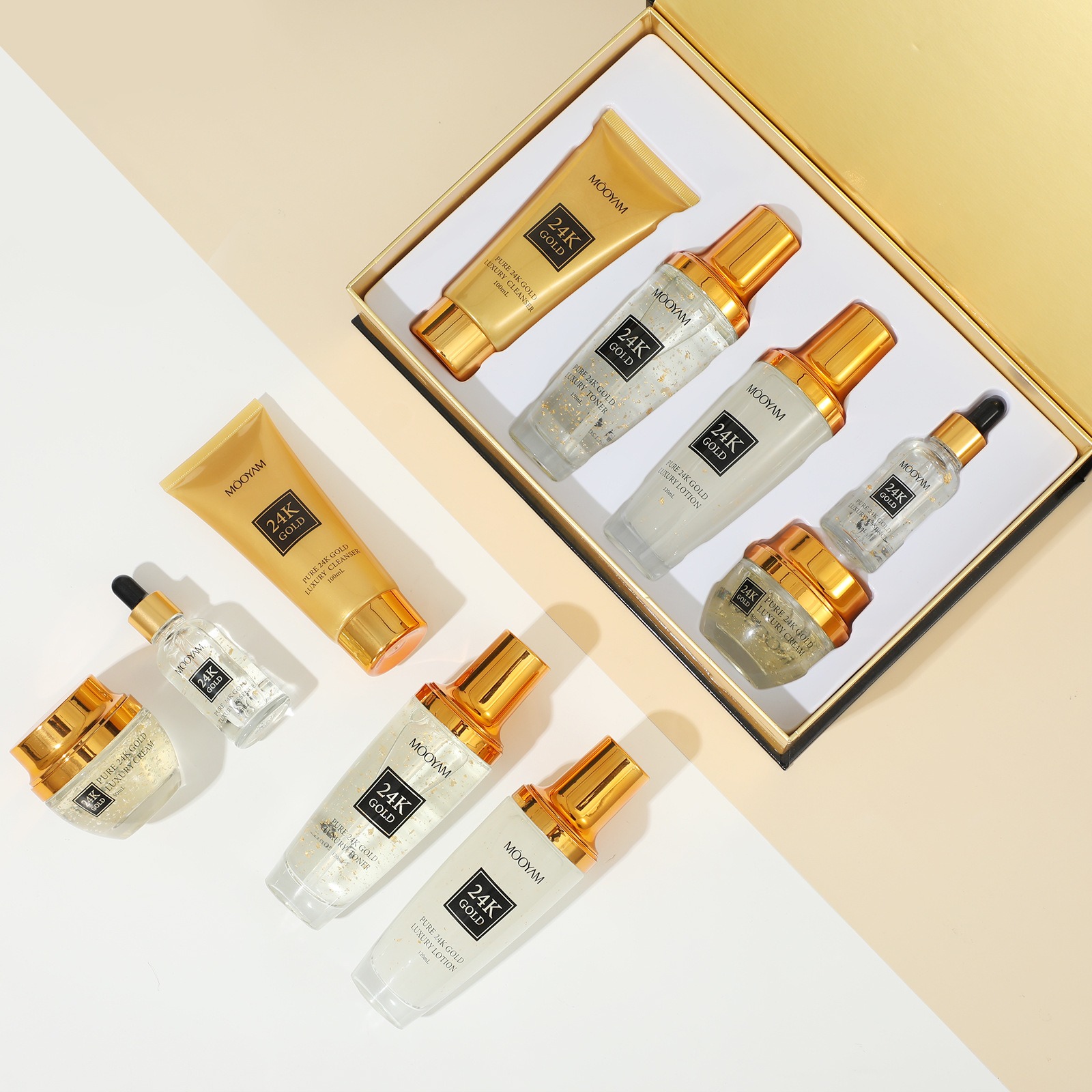 24K Gold LUXURY Moisturizin An – Luxury Skincare Set Bewertung und Preis